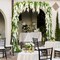 Wisteria Artificial Flowers Garland, 2Pcs 7.2Ft/Piece Silk Fake Wisteria Vine Kit, Hanging Flower for House Outdoor Garden Ceremony Outside Wedding Arch Floral Decor (2, White)